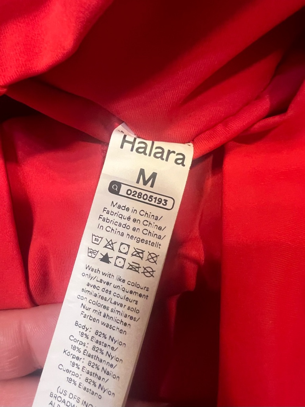 Halara SoftlyZero Airy Yoga Shorts Salsa Red High Waisted Cool Touch Fully Lined - Picture 6 of 8